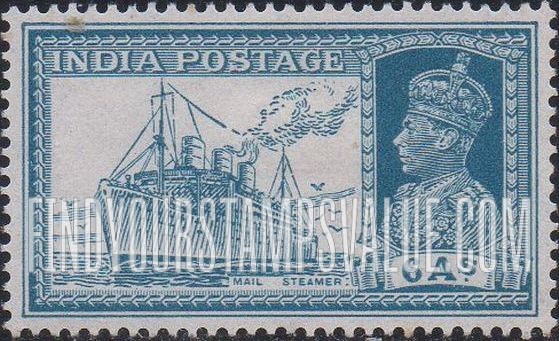 FindYourStampsValue: Empire: Mail Steamer - साम्राज्य: डाक स्टीमर
