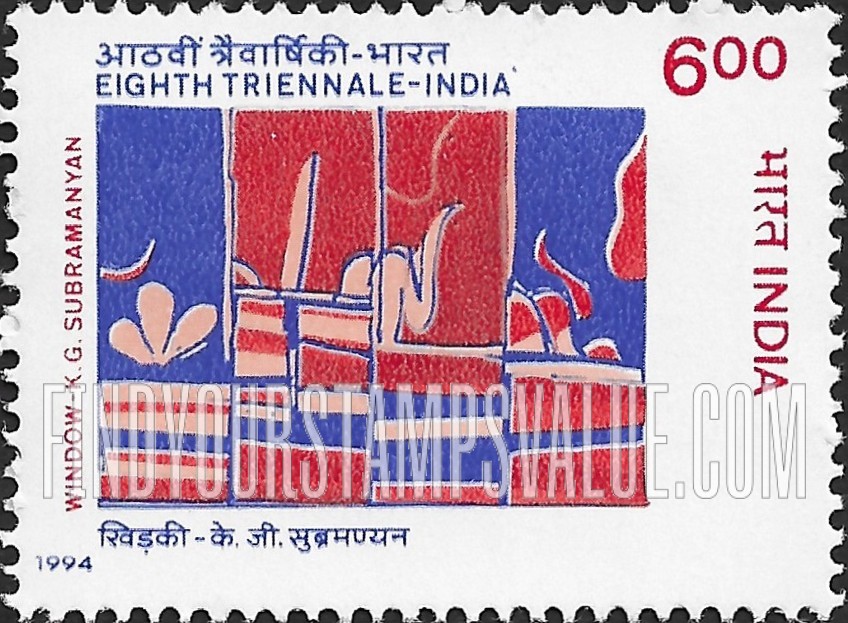 FindYourStampsValue: Republic of India: Eighth Triennale - भारत गणराज्य: आठवीं त्रैवार्षिकी