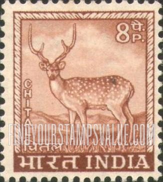 FindYourStampsValue: Republic of India: Axis deer - भारत गणराज्य: चितल
