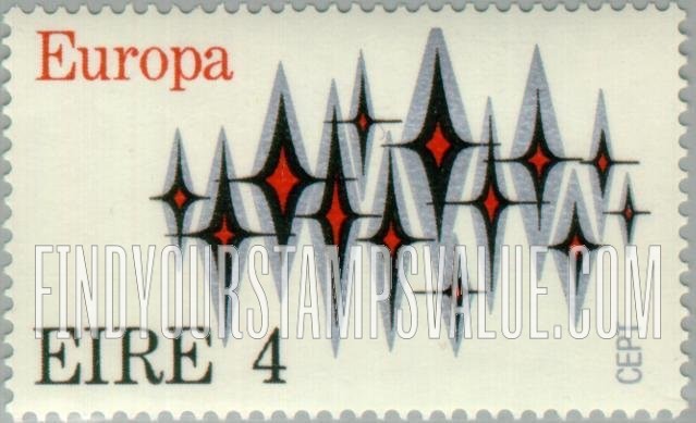 FindYourStampsValue: Sparkles, Symbolic of Communications: Europa Issue