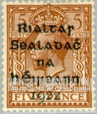 FindYourStampsValue: King George V: Black or Gray Black Overprint