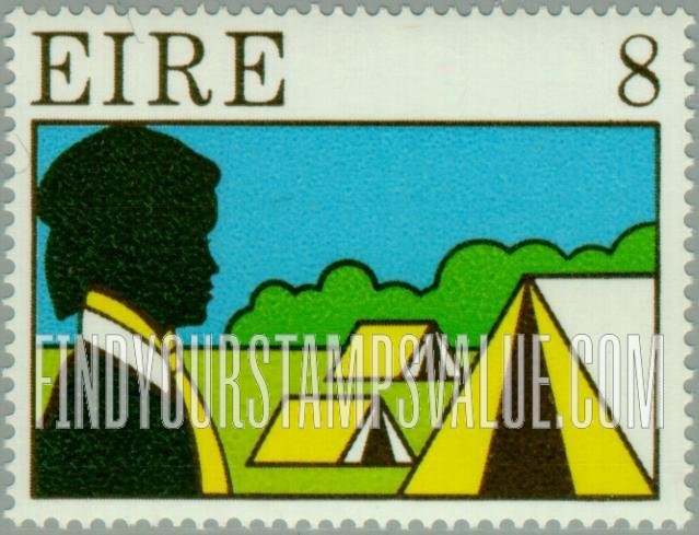 FindYourStampsValue: Girl Guide and Tents