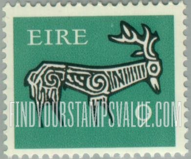 FindYourStampsValue: Stag from ancient bowl, Kent: Types of 1968-69