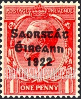 FindYourStampsValue: King George V: Overprinted in Black or Blue Black