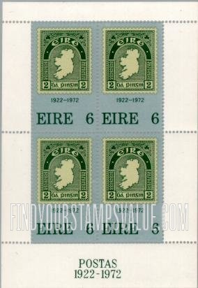 FindYourStampsValue: Map of Ireland