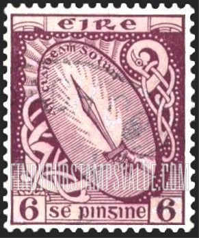FindYourStampsValue: “Sword of Light”: Type of 1922-23