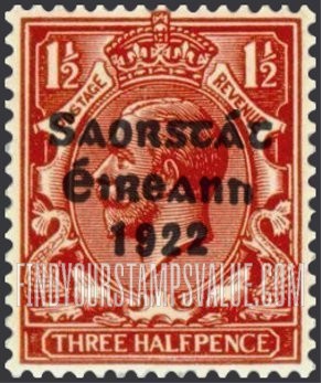FindYourStampsValue: King George V: Overprinted in Black or Blue Black