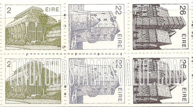 FindYourStampsValue: Cormac’s Chapel, 1134, Aughnanure Castle and Central Pavilion, Dublin Botanical Gardens