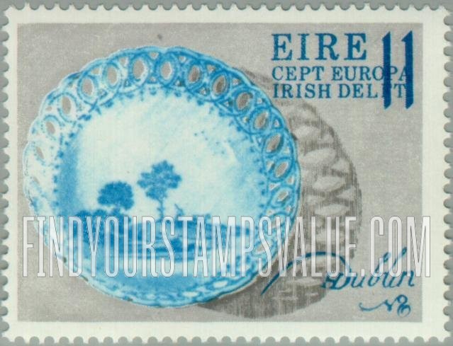 FindYourStampsValue: Bowl, Irish Delft