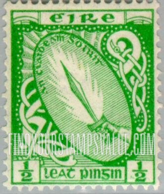 FindYourStampsValue: “Sword of Light”: Type of 1922-23