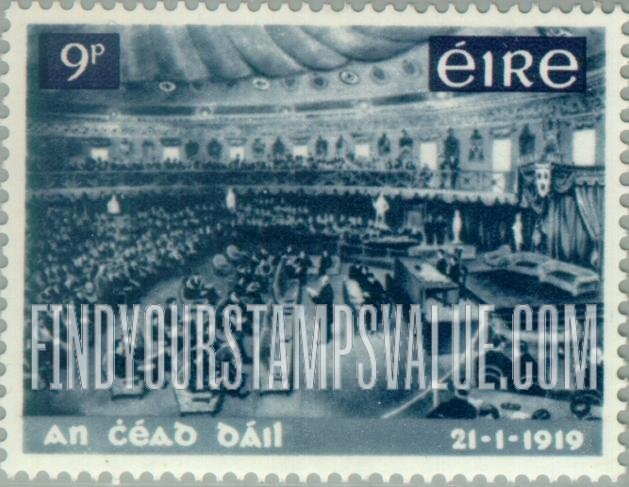 FindYourStampsValue: First Meeting of Irish Parliament