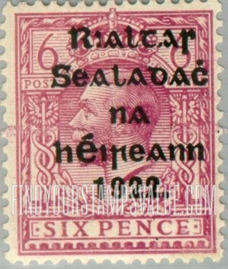FindYourStampsValue: King George V: Overprinted in Black