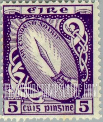 FindYourStampsValue: “Sword of Light”: Type of 1922-23