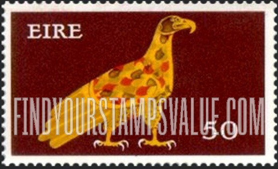 FindYourStampsValue: Eagle, from ancient manuscript: Types of 1968-69