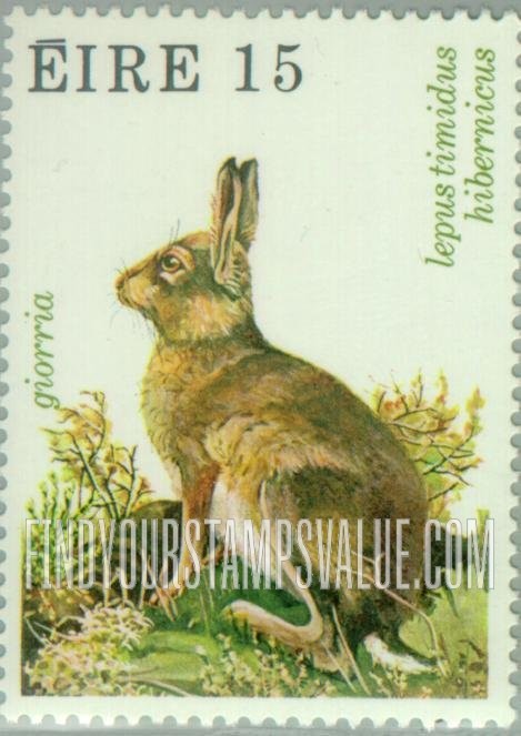 FindYourStampsValue: Irish hare