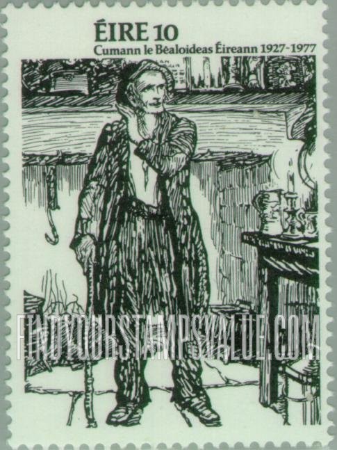 FindYourStampsValue: The Shanachie by Jack B. Yeats