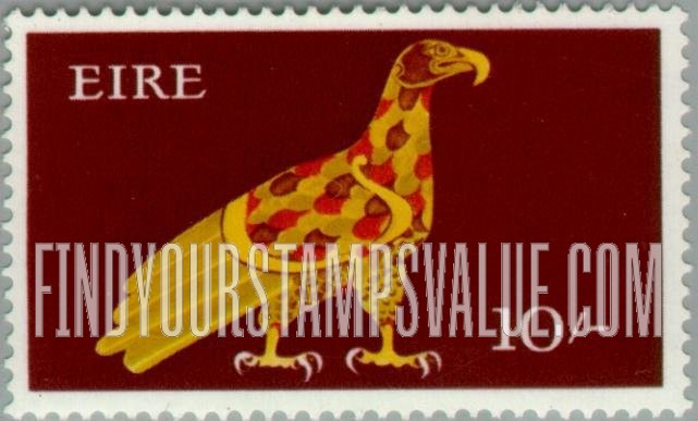 FindYourStampsValue: Eagle, from ancient manuscript