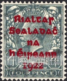 FindYourStampsValue: King George V:Carmine Overprint