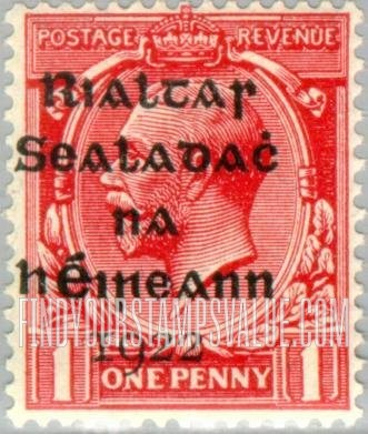 FindYourStampsValue: King George V: Black or Gray Black Overprint