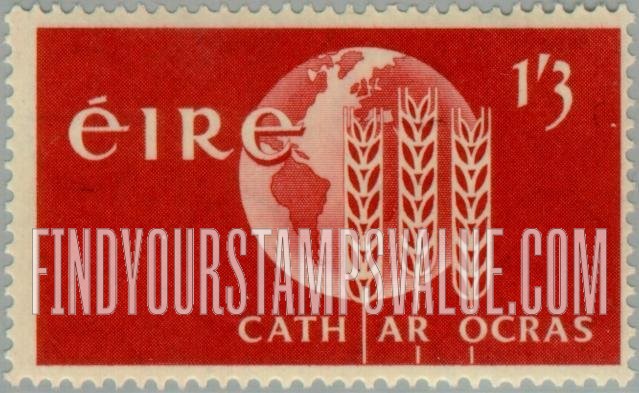 FindYourStampsValue: Wheat Emblem and Globe