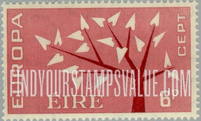 FindYourStampsValue: 19 Leaves on Young Tree: Europa Issue