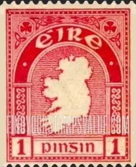 FindYourStampsValue: Map of Ireland