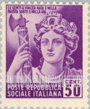 FindYourStampsValue: Statue of “Rome”