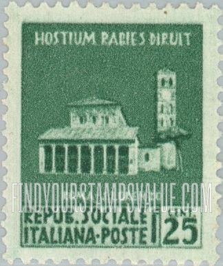 FindYourStampsValue: Basilica of San Lorenzo, Rome
