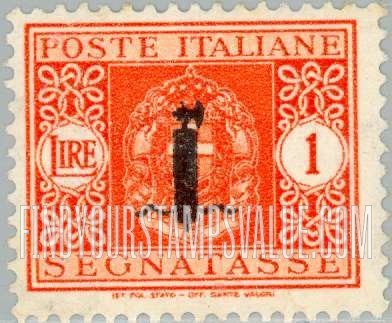 FindYourStampsValue: POSTAGE DUE - Coat of Arms: Overprinted