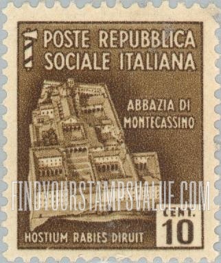 FindYourStampsValue: Monte Cassino Abbey