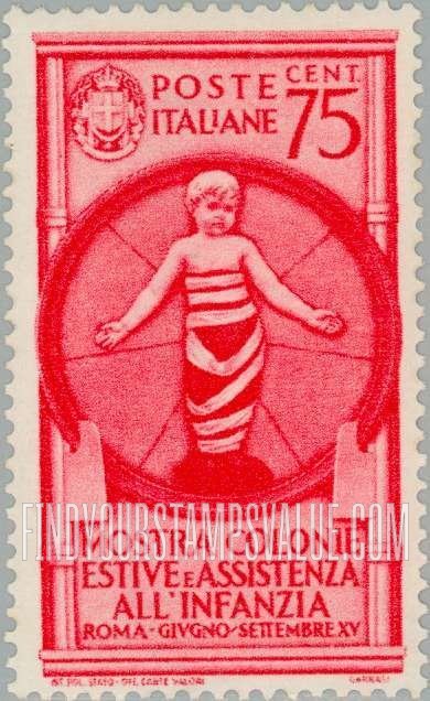 FindYourStampsValue: “Il Bambino” by della Robbia