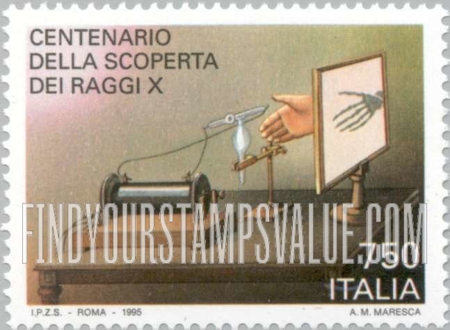 FindYourStampsValue: Discovery of the X-Ray, Centennial