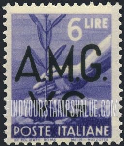 FindYourStampsValue: VENEZIA GIULIA - Planting tree: Stamps of Italy, 1945-47