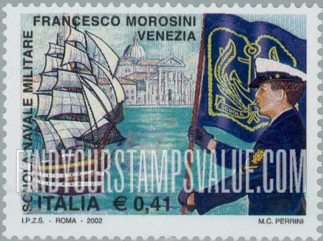 FindYourStampsValue: Francesco Morosini Naval School, Venice