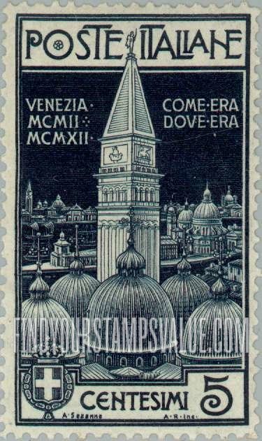 FindYourStampsValue: Campanile, Venice