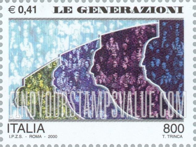 FindYourStampsValue: Millennium Type of 2000: Generations