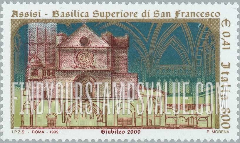 FindYourStampsValue: Basilica of St. Francis, Assisi