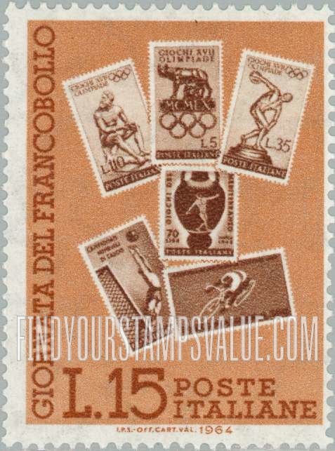 FindYourStampsValue: Italian Sports Stamps, 1934-63