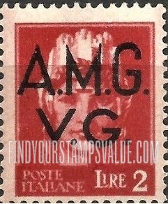 FindYourStampsValue: VENEZIA GIULIA - “Italia”: On Stamps of 1945