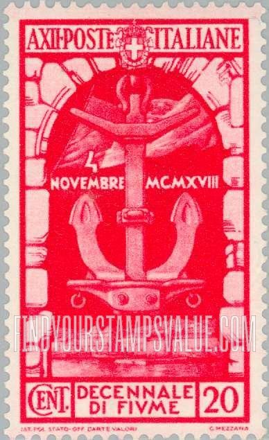 FindYourStampsValue: Anchor of the “Emanuele Filiberto”