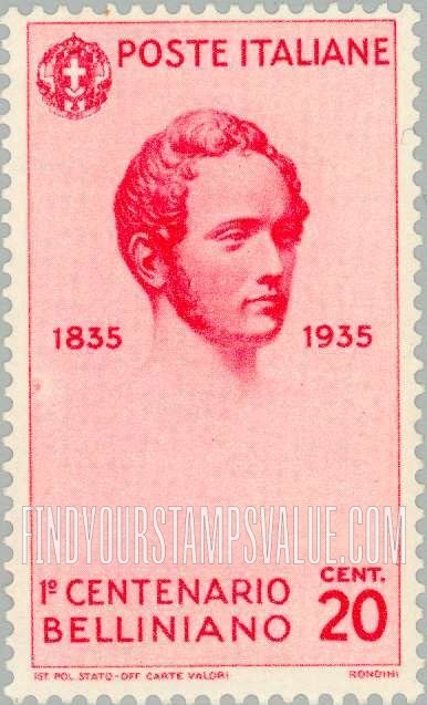 FindYourStampsValue: Vincenzo Bellini