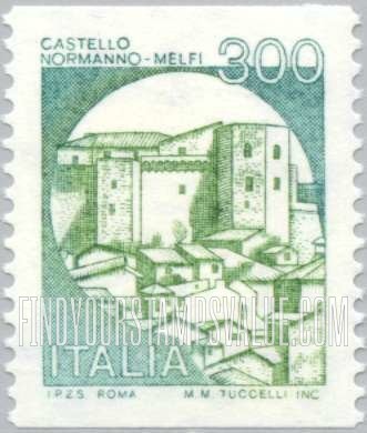 FindYourStampsValue: Coil Stamps: Norman Castle Melfi