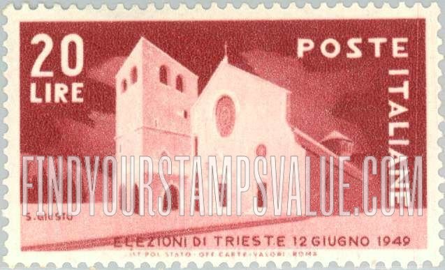 FindYourStampsValue: Basilica of St. Just,Trieste