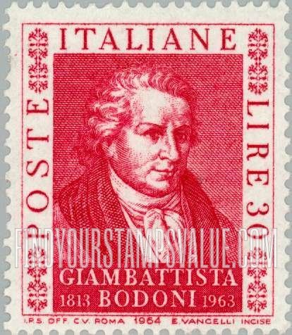 FindYourStampsValue: Giambattista Bodoni