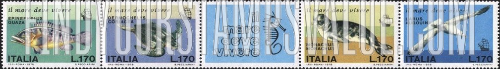 FindYourStampsValue: Dusky Grouper, Leatherback Turtle, Mediterranean monk Seal, Audouin's gull