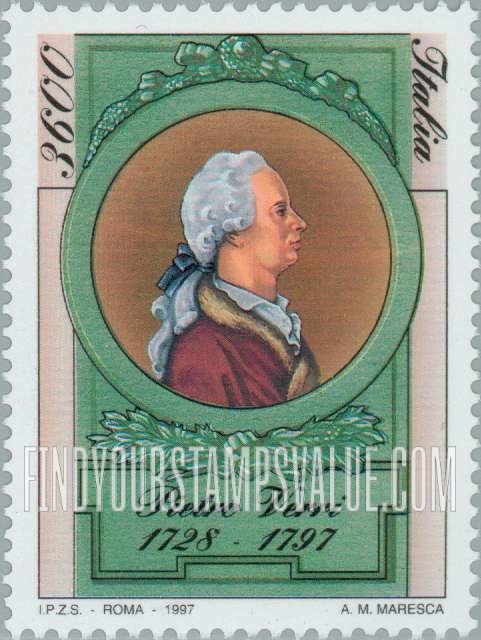 FindYourStampsValue: Pietro Verri (1728-97), Economist, Journalist
