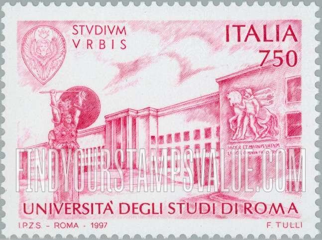 FindYourStampsValue: University of Rome