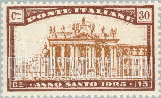 FindYourStampsValue: SEMI-POSTAL - St. John Lateran