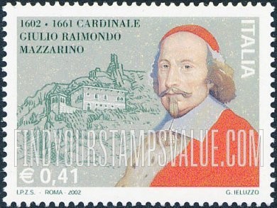 FindYourStampsValue: Jules Cardinal Mazarin (1602-61), and Birthplace
