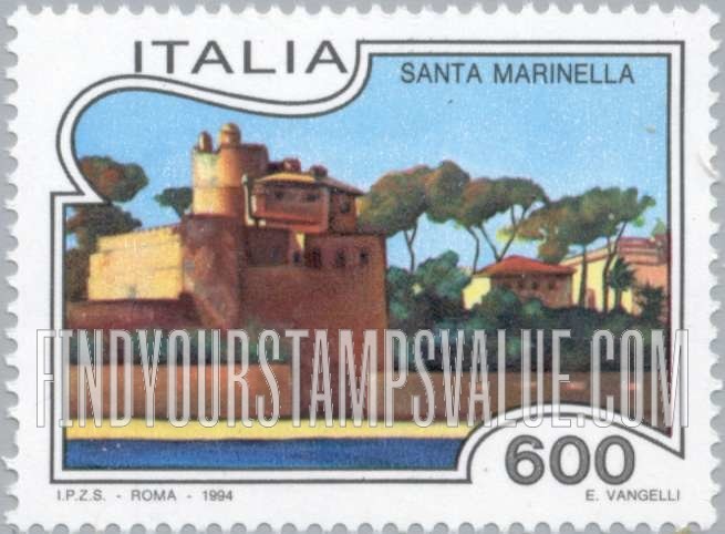FindYourStampsValue: Tourism Type of 1993: Santa Marinella